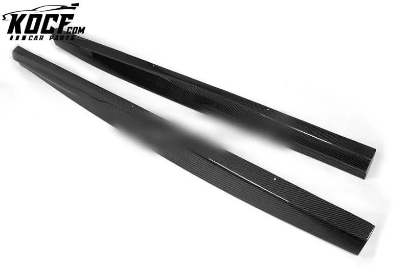 2014UP Brand New Golf VII Carbon Side Skirt for VW Golf 7 MK7 GTI