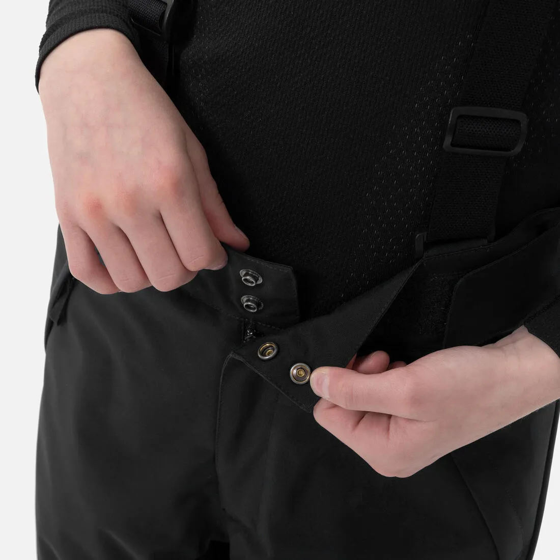 500 PNF Warm Kid's Ski Trousers - Waterproof - Black