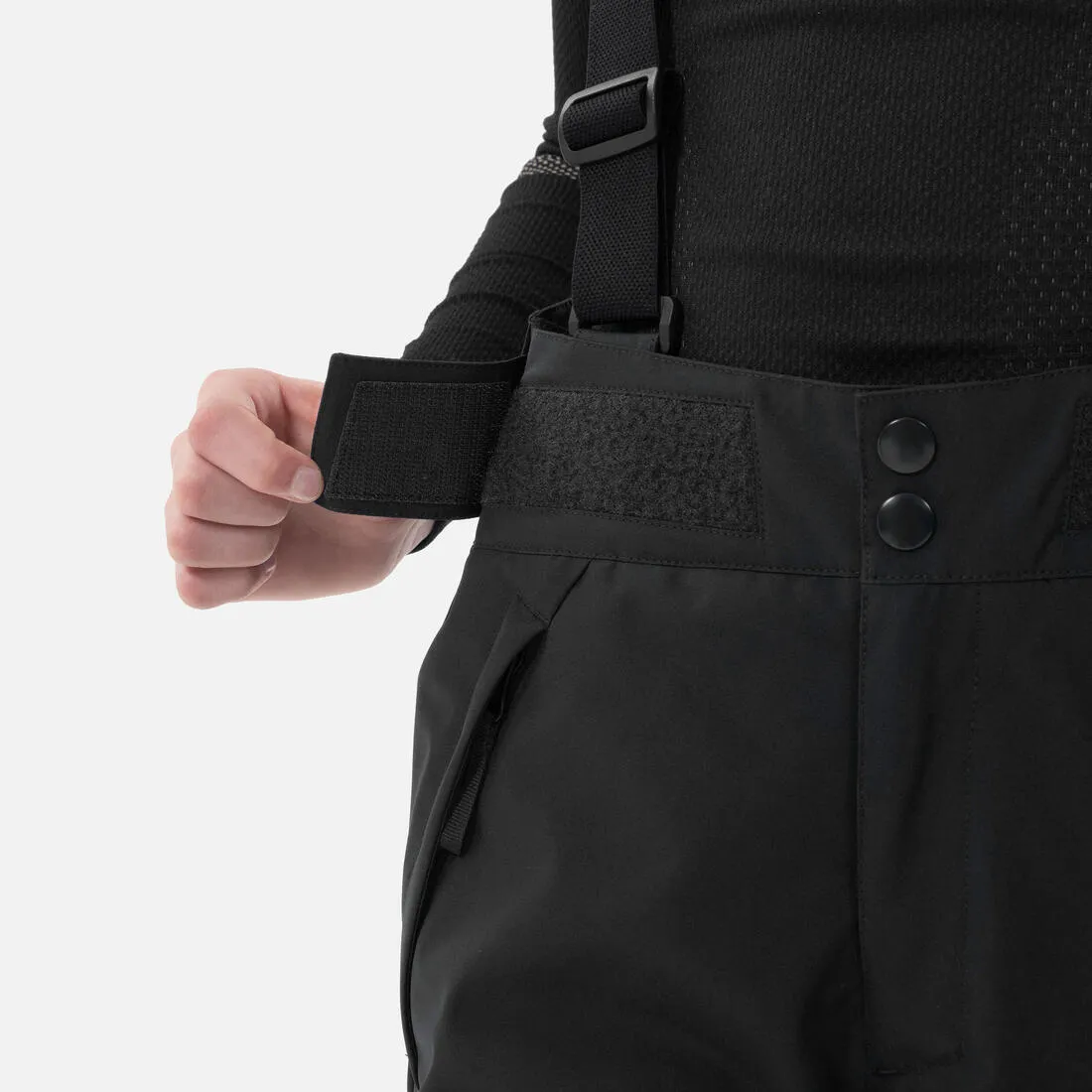 500 PNF Warm Kid's Ski Trousers - Waterproof - Black