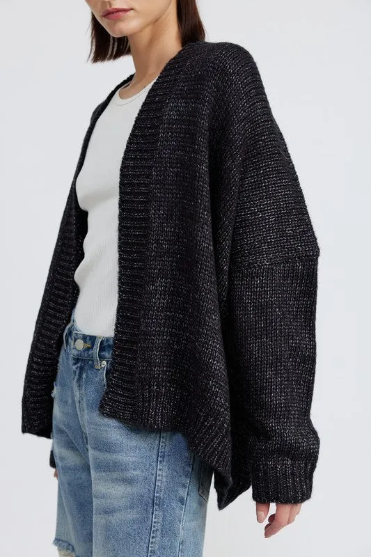 A Bit of Cozy Oversized Cardigan - Natural or Charcoal