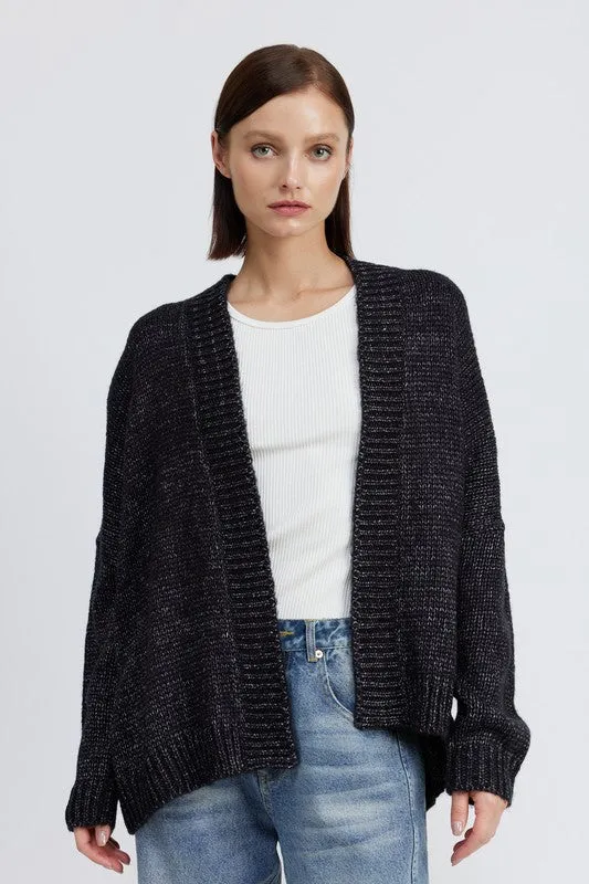 A Bit of Cozy Oversized Cardigan - Natural or Charcoal