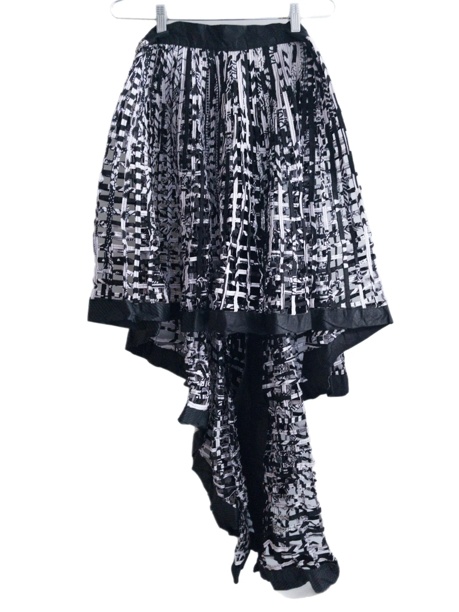 Ankara  Laced Skirt High-Low