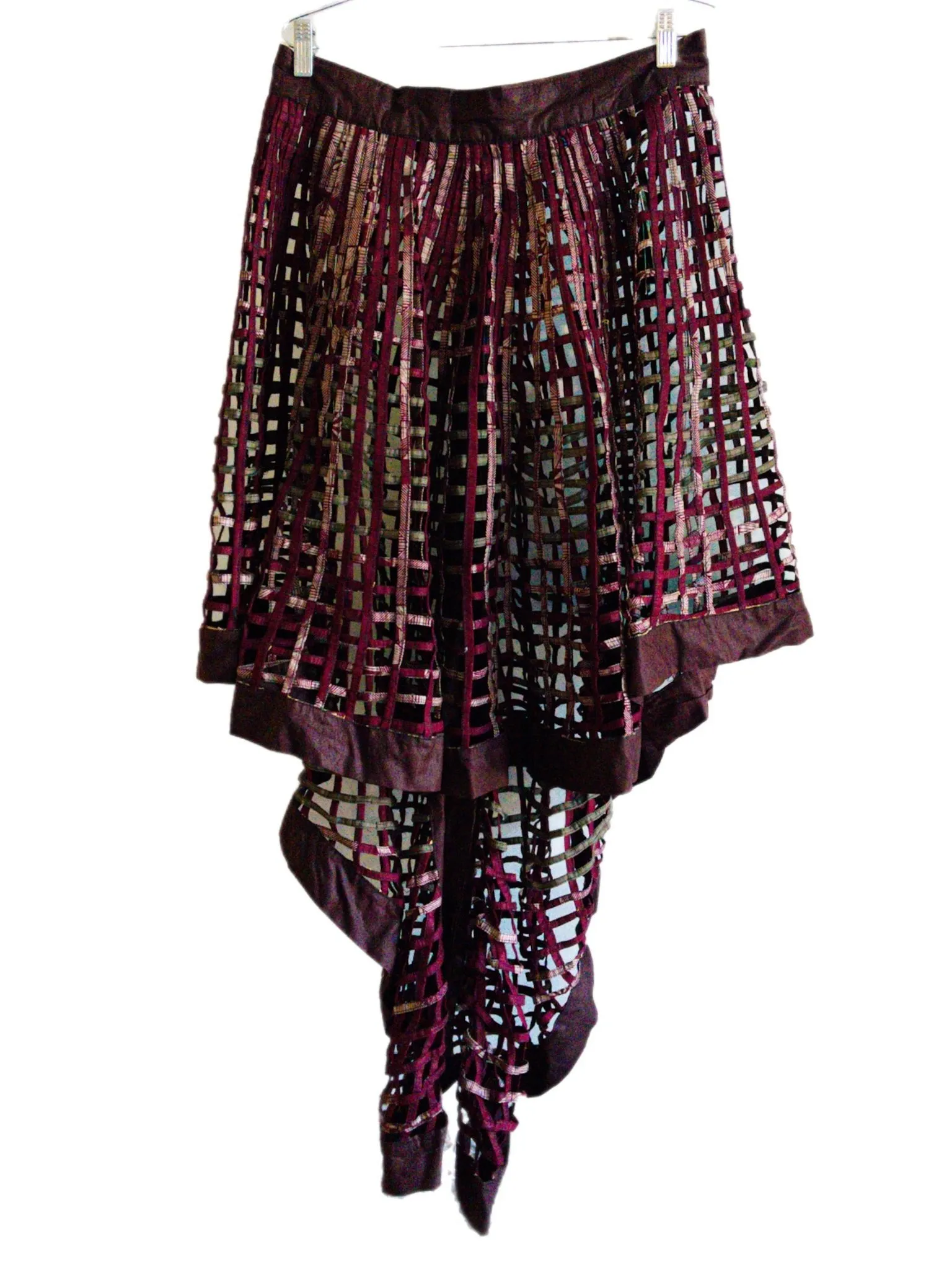 Ankara  Laced Skirt High-Low