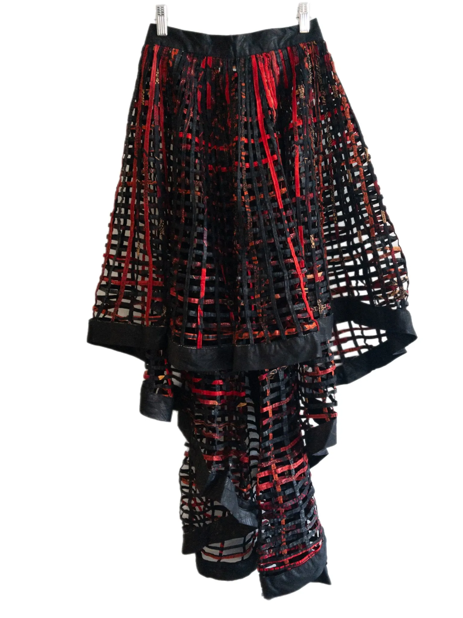 Ankara  Laced Skirt High-Low