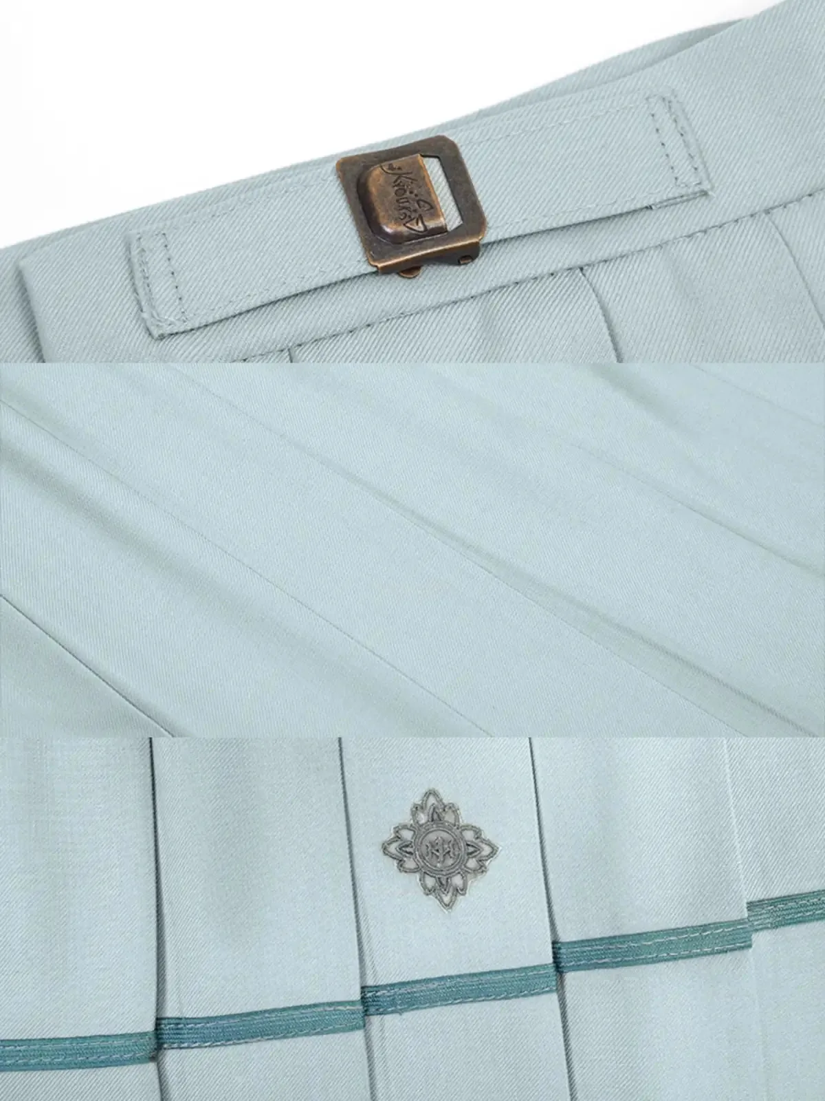 Azure Dream High-Waist Pleated JK Uniform Skirts