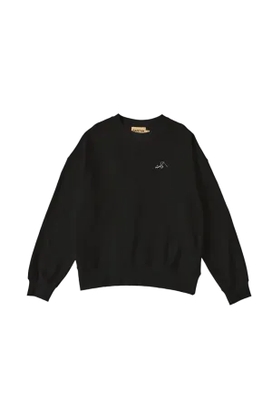 black logo sweatshirt (v1)