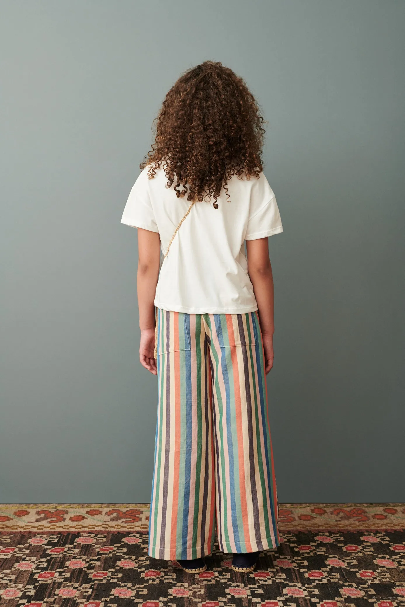 CAPER KIDS TROUSER - MULTI STRIPE