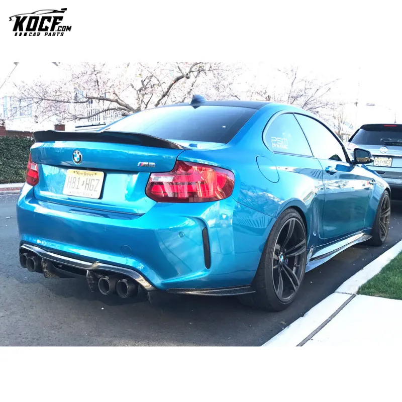 Carbon Fiber Rear Trunk Spoiler For BMW F87 M2 M235i F22 M2C