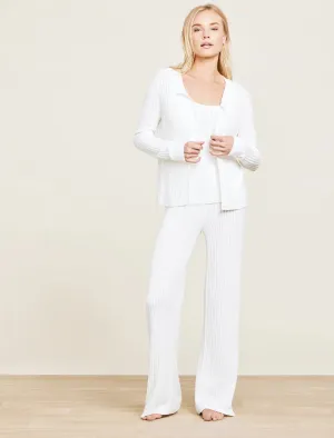 COZYCHIC ULTRA LITE RIBBED BUTTON CARDIGAN
