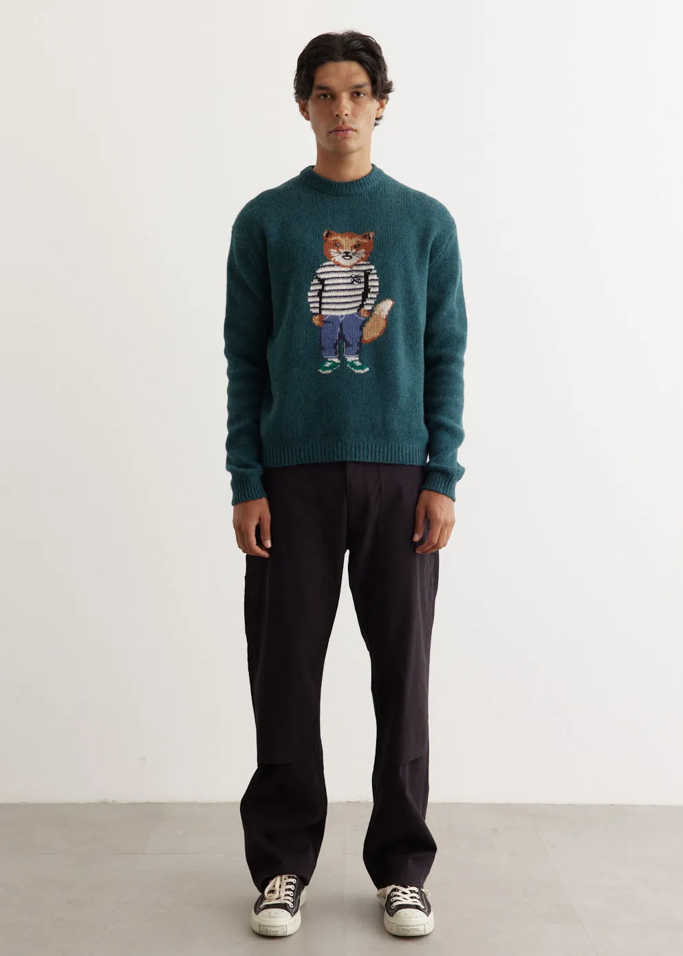Dressed Fox Intarsia Jumper