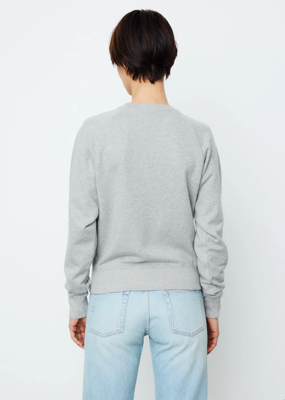 Dressed Fox Patch Adjusted Sweatshirt