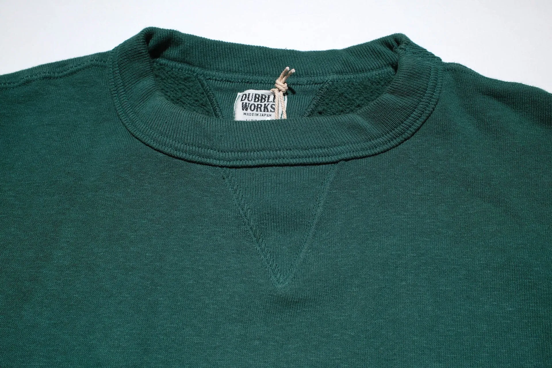 Dubble Works 11oz "Tsuri-ami" Loopwheeled Sweatshirt (Green)