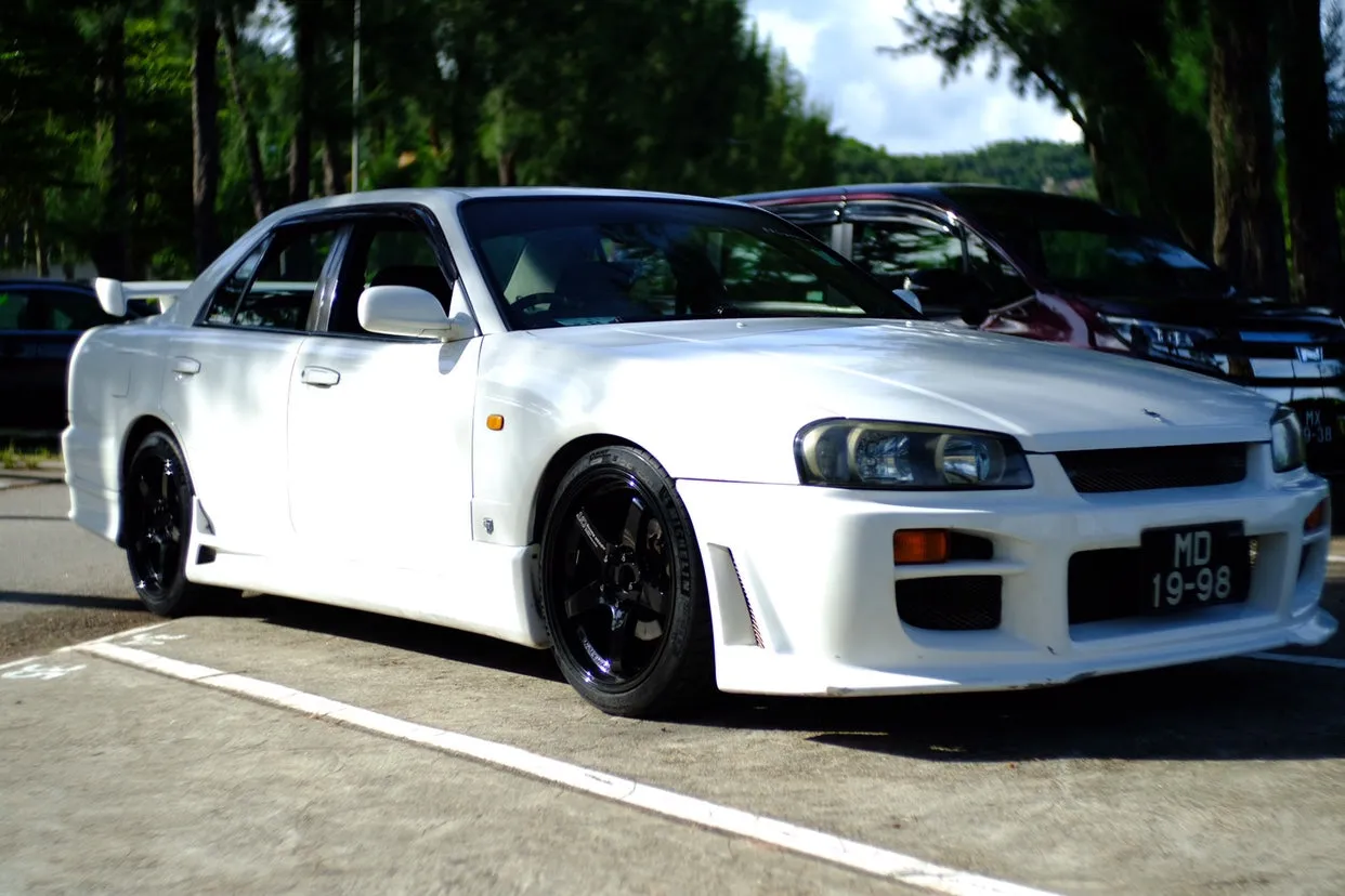 EPR USA TT Style Side Skirts for Nissan R34 HR34 GTT 1999-2004 Carbon Fiber/FRP
