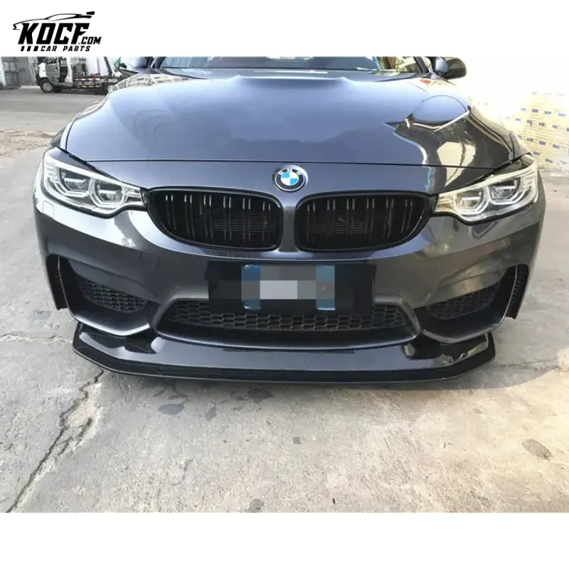 F80 M3 GTS style carbon fiber front bumper splitter spoiler for BMW F80 F82 M3 M4 14-19