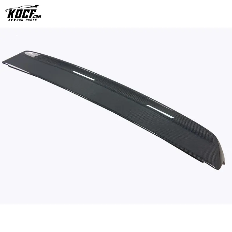 For 2015-21 Dodge Challenger SRT Hellcat Red eye Style Carbon Fiber Rear Deck lid Spoiler w/Camera hole