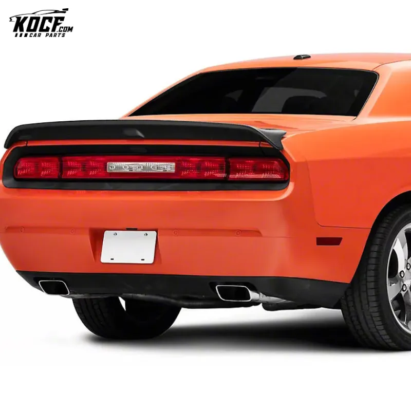 For 2015-21 Dodge Challenger SRT Hellcat Red eye Style Carbon Fiber Rear Deck lid Spoiler w/Camera hole