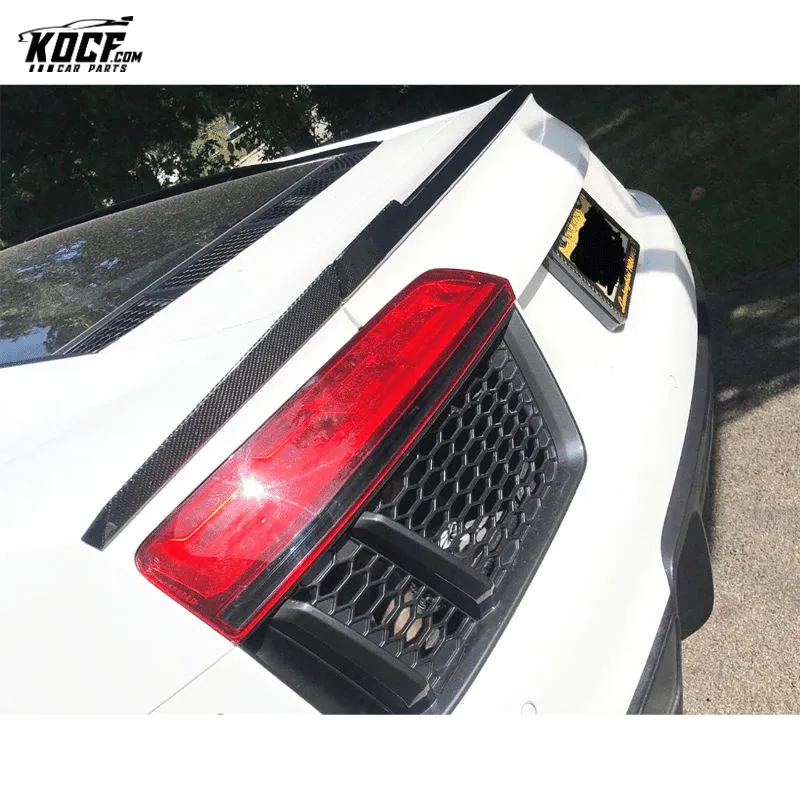 For 2017-2020 Generation 2 Audi R8 V10 Coupe 3-PC style carbon fiber rear trunklid spoiler boot spoiler
