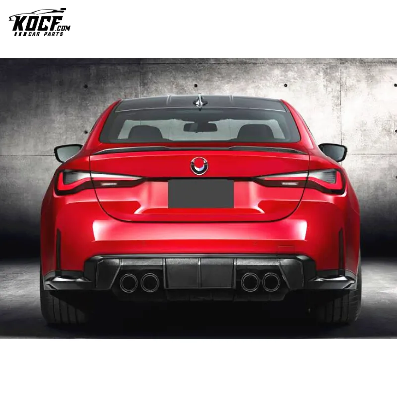 For 2020-22 BMW G80 M3 G82 M4 G83 Carbon Fiber Rear bumper Diffuser Spoiler Mp-Euro Style