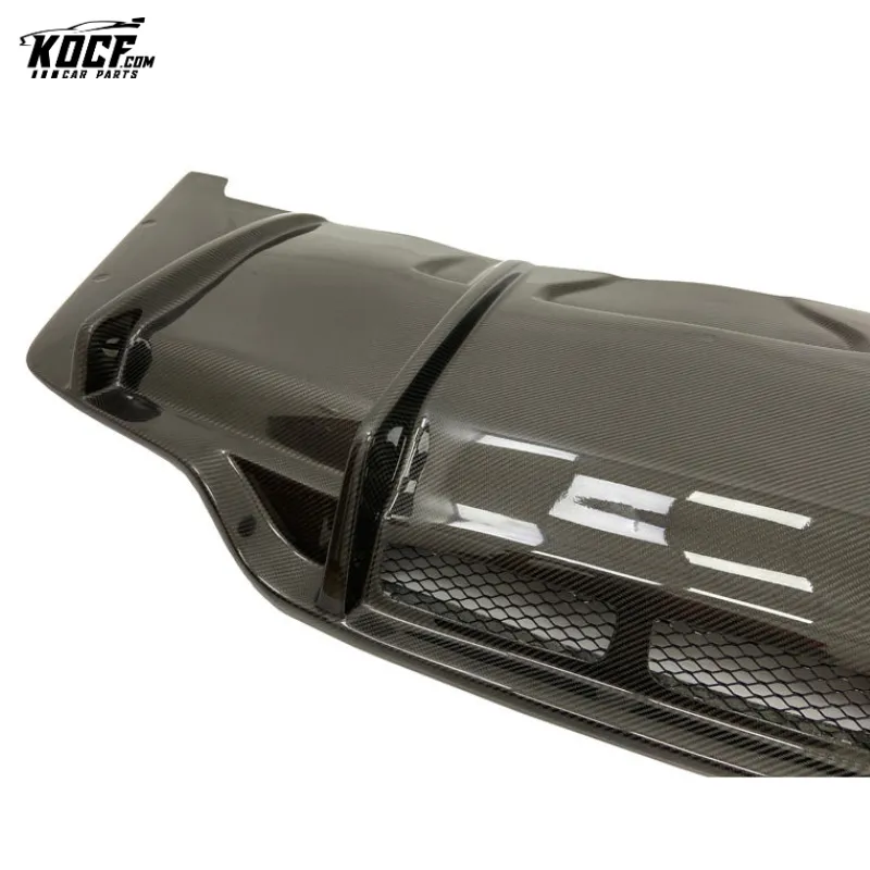 For Mercedes Benz C63 W205 COUPE carbon fiber rear bumper diffuser valance spoiler PM style