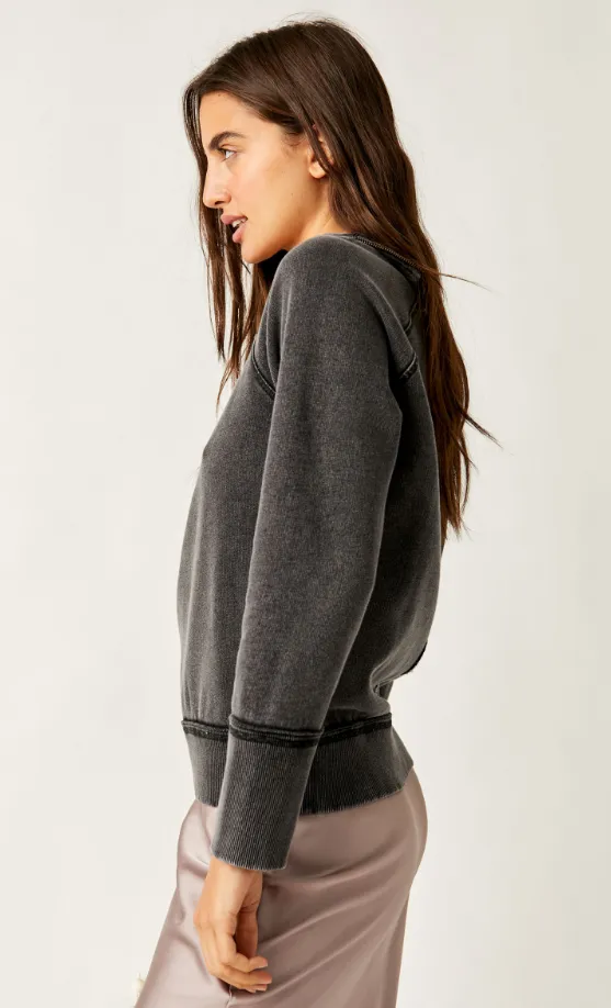Free People Just A Game 1/2 Zip