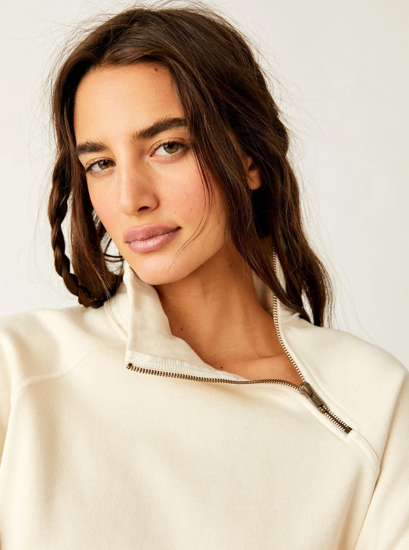 Free People Just A Game 1/2 Zip
