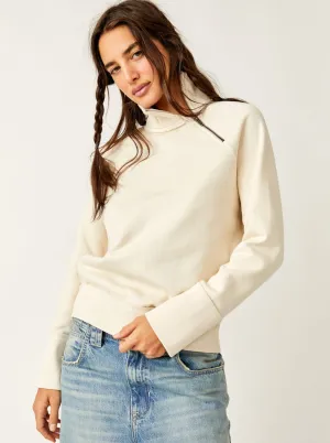 Free People Just A Game 1/2 Zip