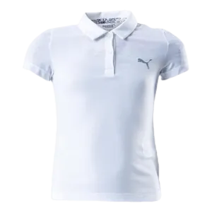 Girls Essential Polo White