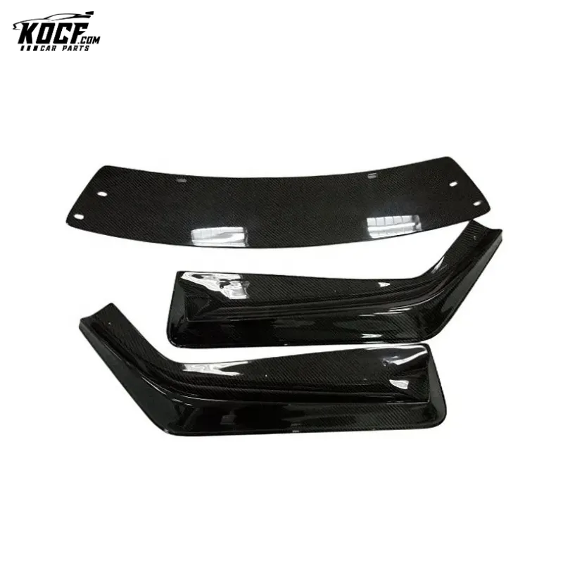 GT86 Front Lip 3-PC style JDM PSW Style Carbon Fiber Front Bumper Lip Spoiler Splitter For Toyota GT86 2013-15