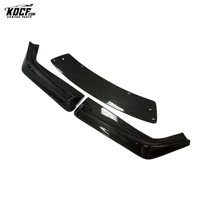 GT86 Front Lip 3-PC style JDM PSW Style Carbon Fiber Front Bumper Lip Spoiler Splitter For Toyota GT86 2013-15