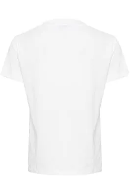 HanneMW Print Tee Bright White