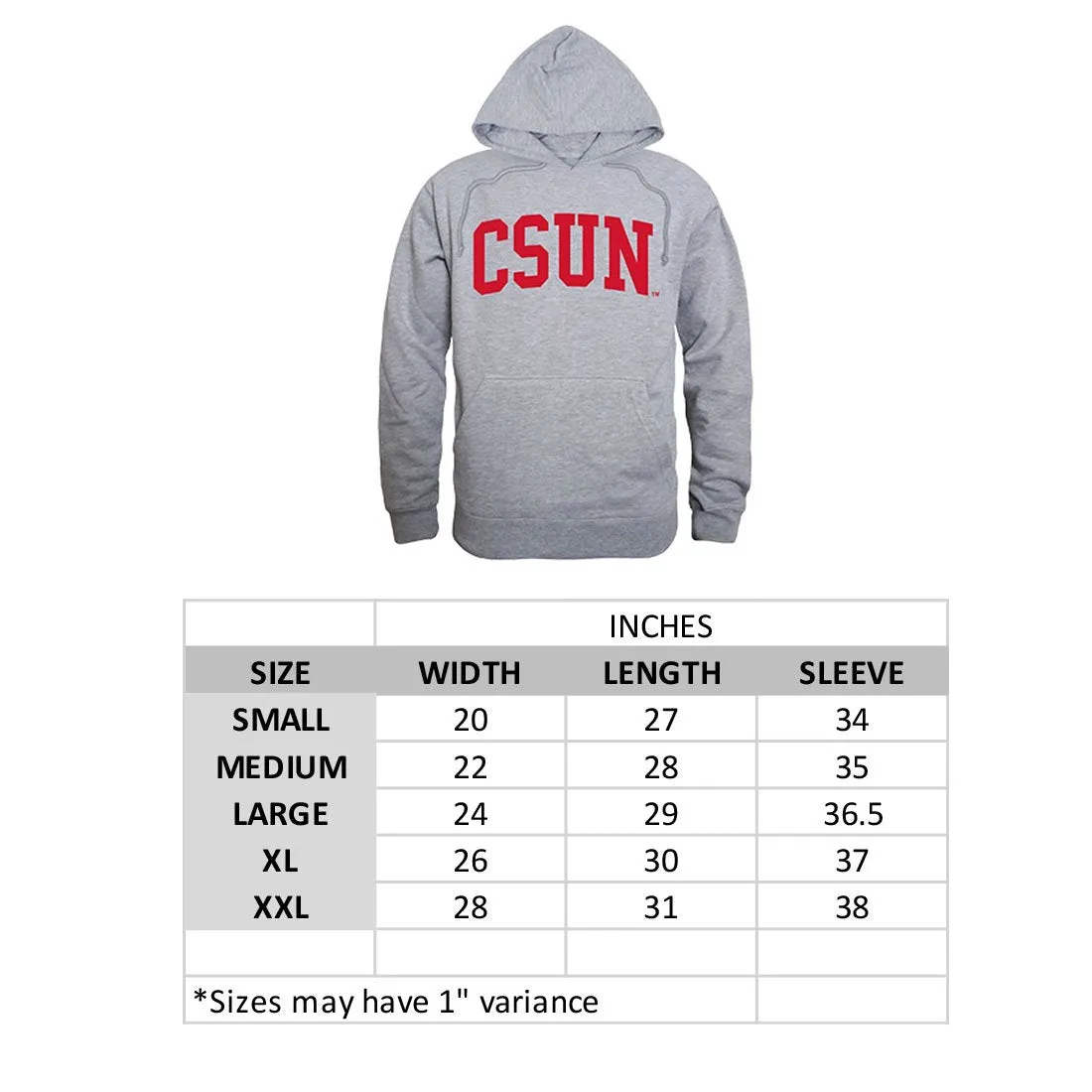 HPU High Point University Game Day Hoodie Sweatshirt Heather Grey