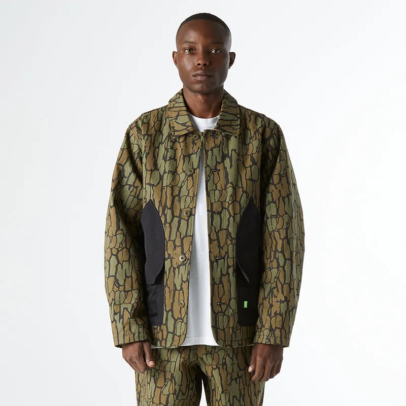 HUF HUDSON CAMO WORK JACKET