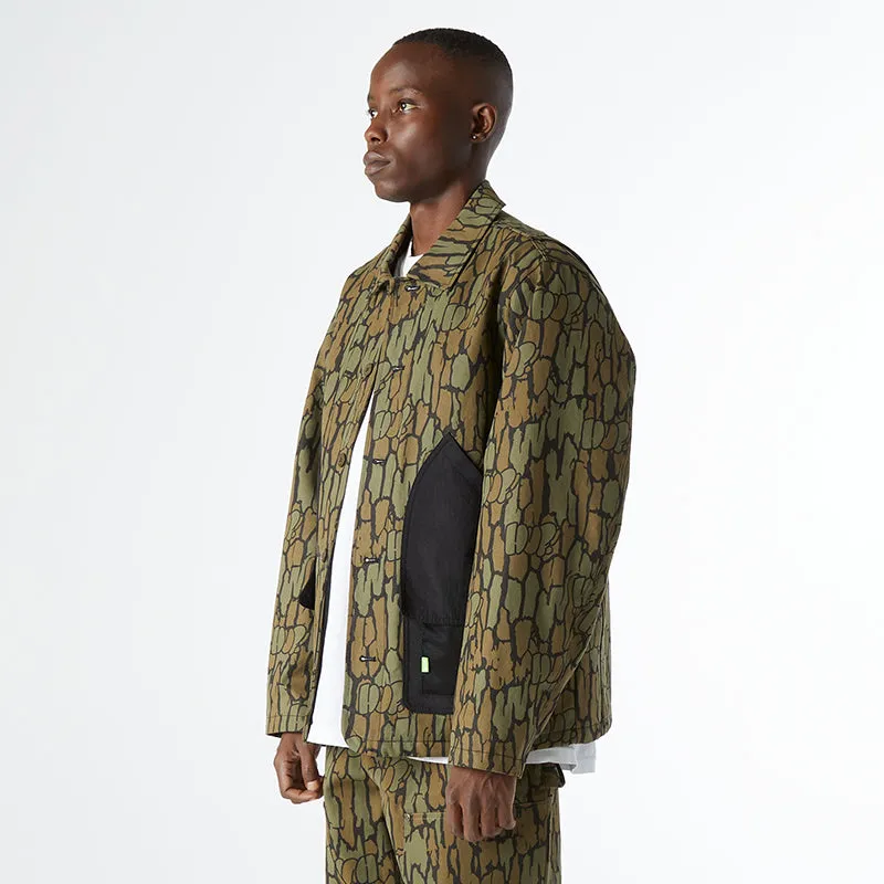 HUF HUDSON CAMO WORK JACKET