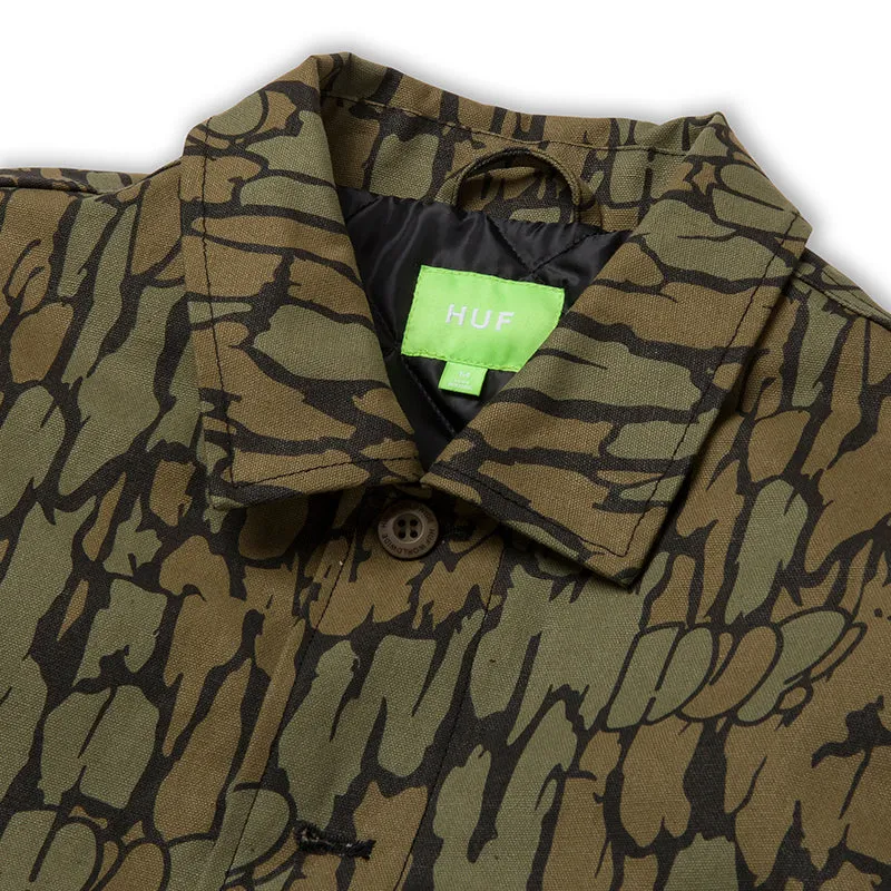 HUF HUDSON CAMO WORK JACKET