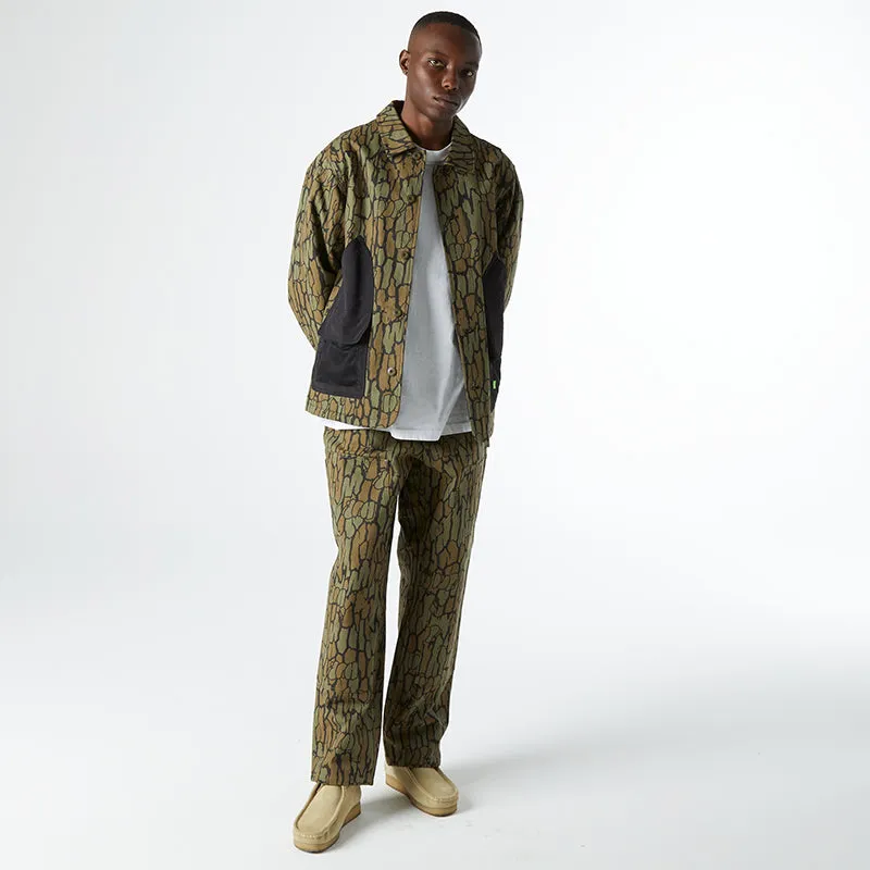 HUF HUDSON CAMO WORK JACKET