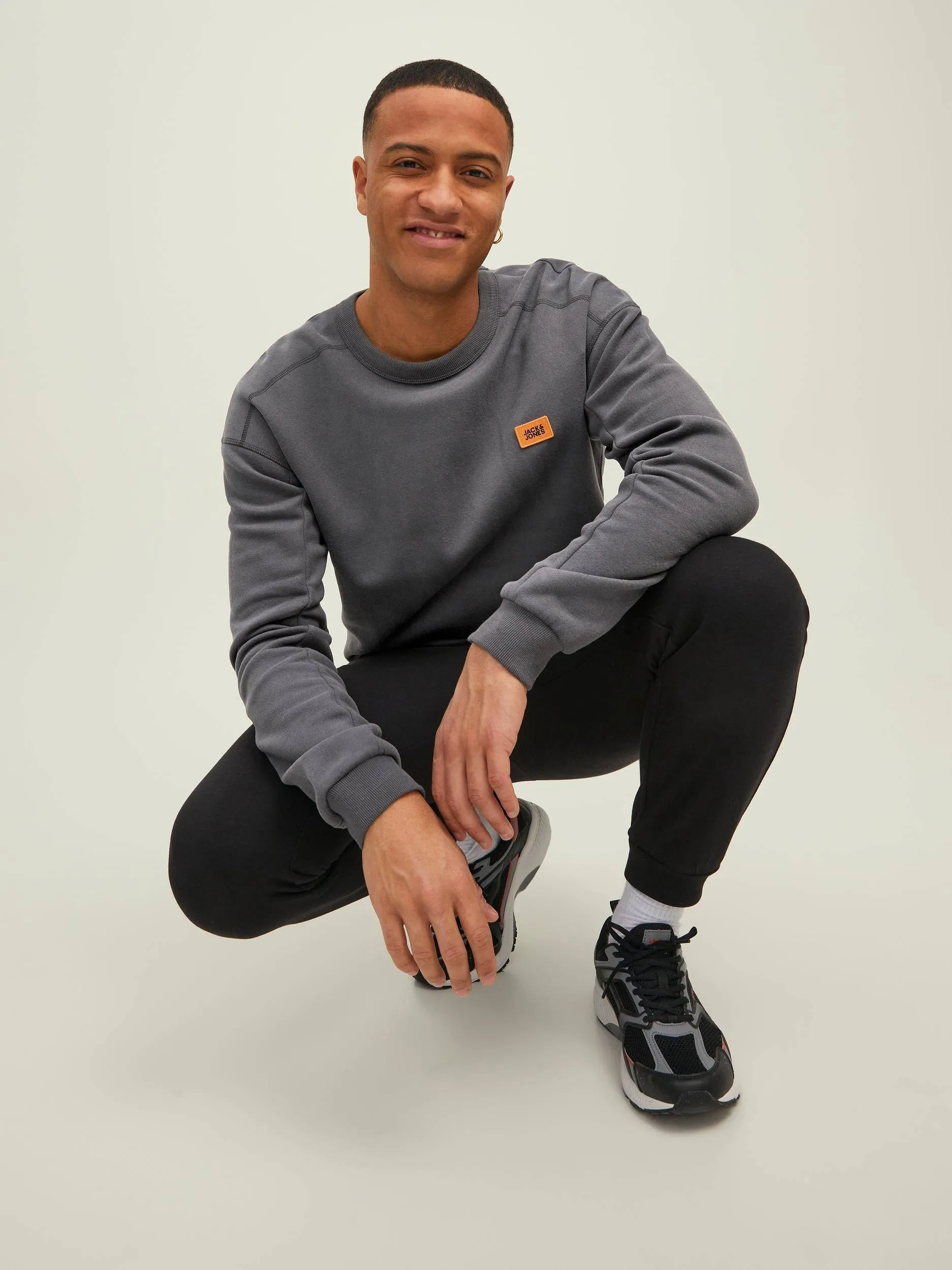 Jack & Jones JCOCLASSIC Sweatshirt -ASPHALT