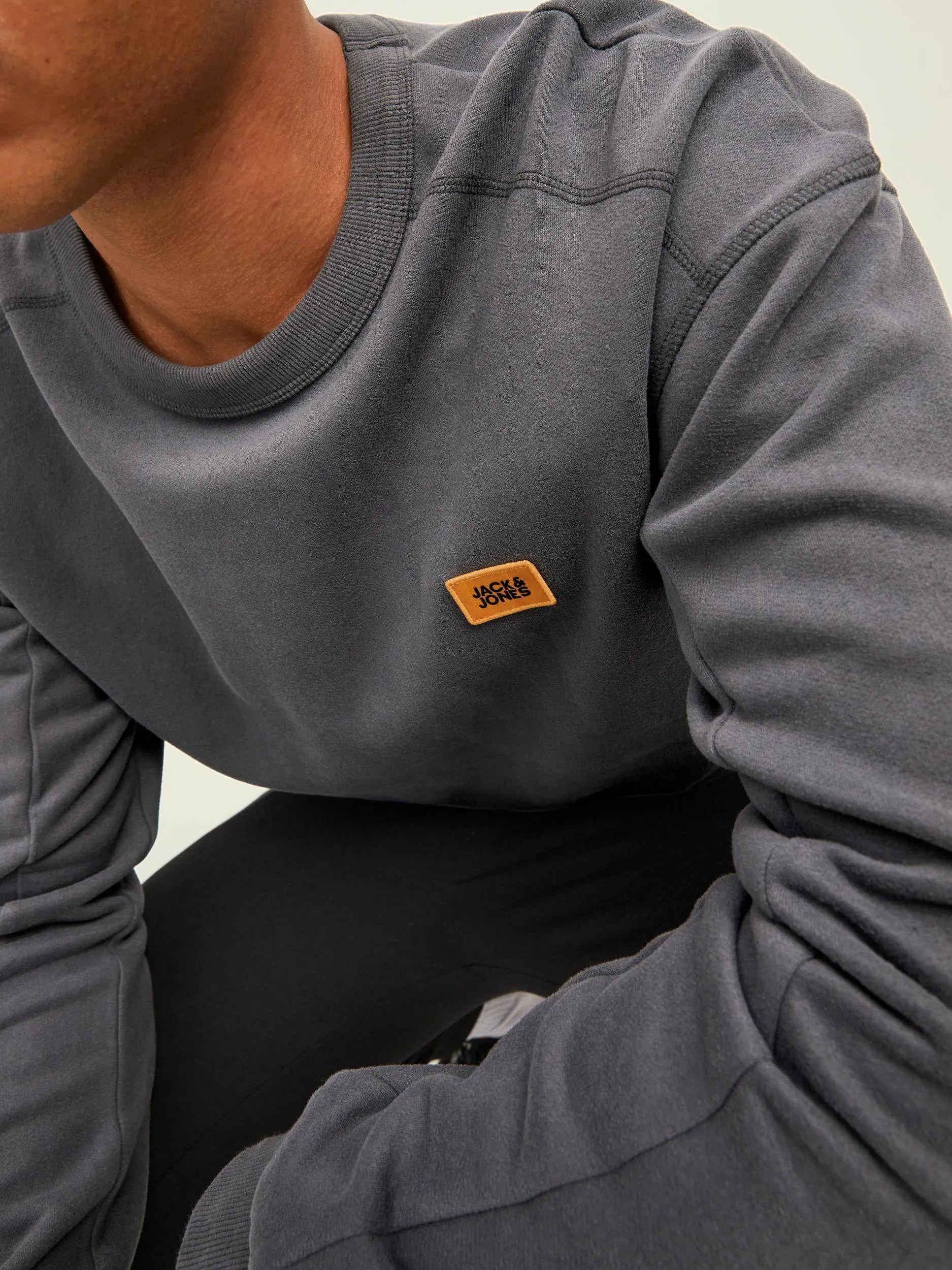 Jack & Jones JCOCLASSIC Sweatshirt -ASPHALT