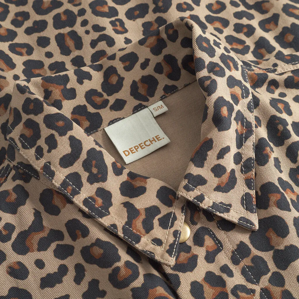 Jane leopard jacket / 100162 - Leopard Printed