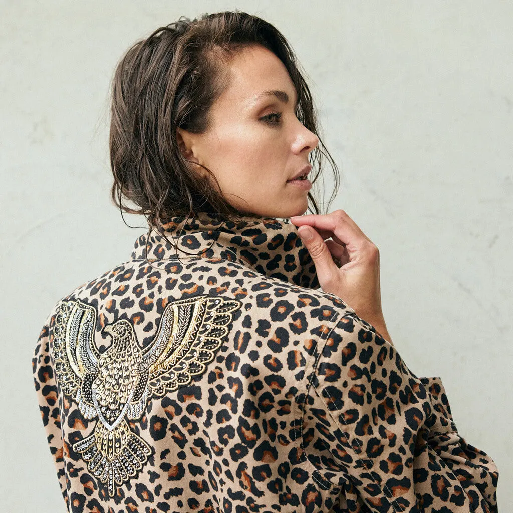 Jane leopard jacket / 100162 - Leopard Printed
