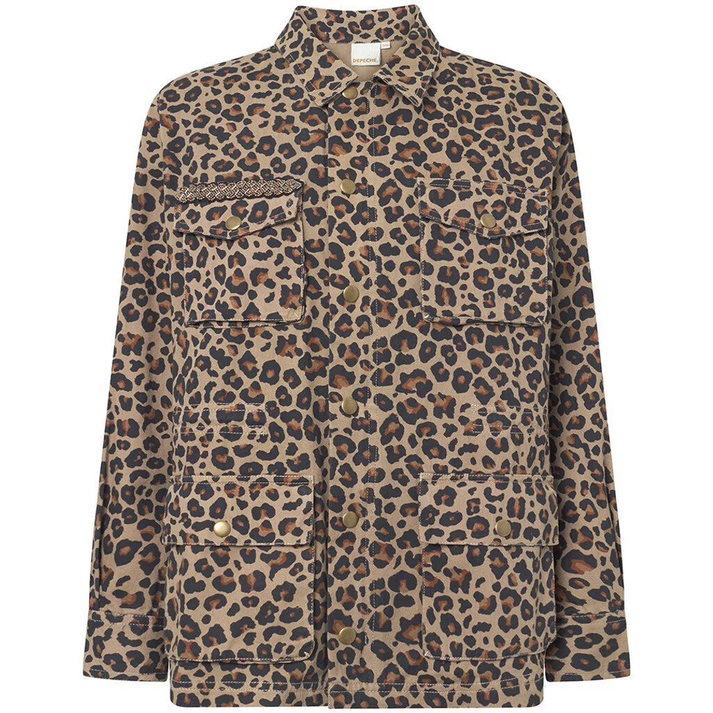 Jane leopard jacket / 100162 - Leopard Printed
