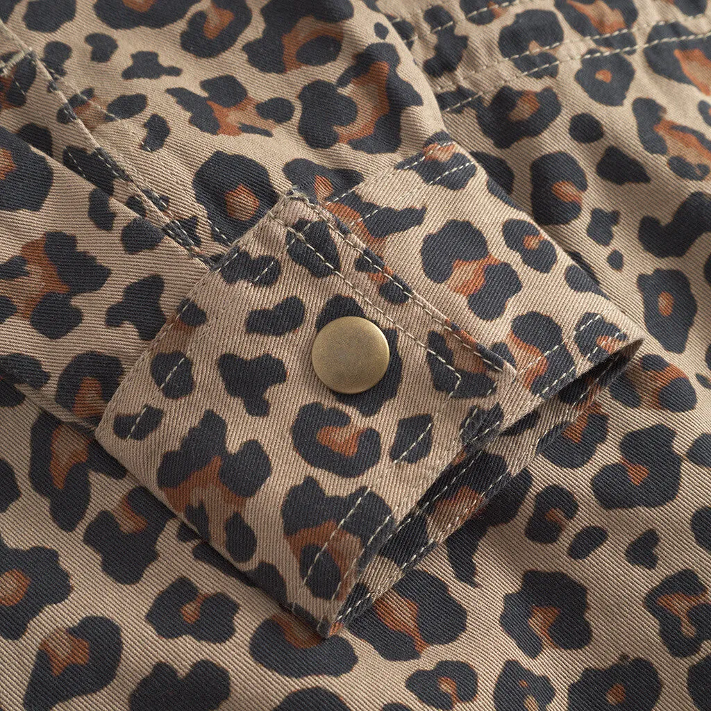 Jane leopard jacket / 100162 - Leopard Printed