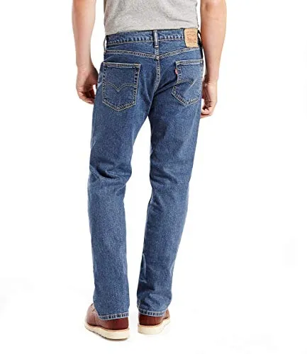 Levi's Men's 505 Regular Fit Jeans (Also Available in Big & Tall), Stonewash/Stretch, 33W x 34L