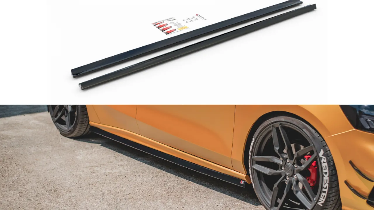 Maxton Design - SIDE SKIRTS DIFFUSERS V.5 FORD FOCUS ST / ST-LINE MK4