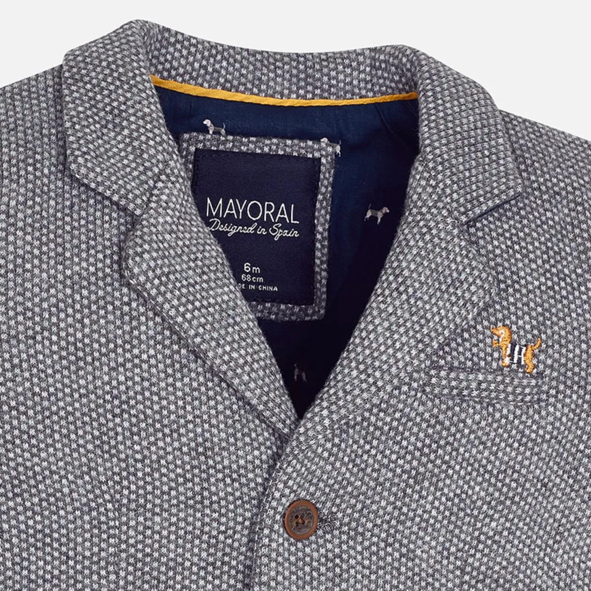Mayoral Baby  Boys Tweed Blazer : Sizes 6m to 24m