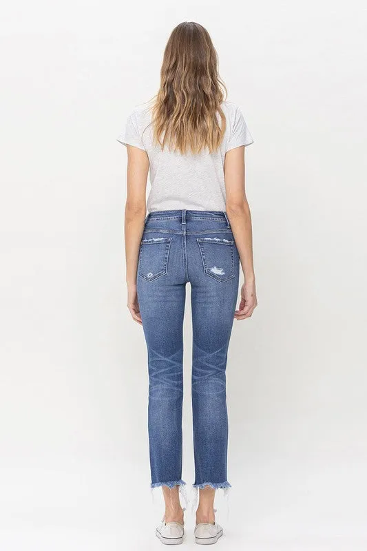 Midrise crop jean