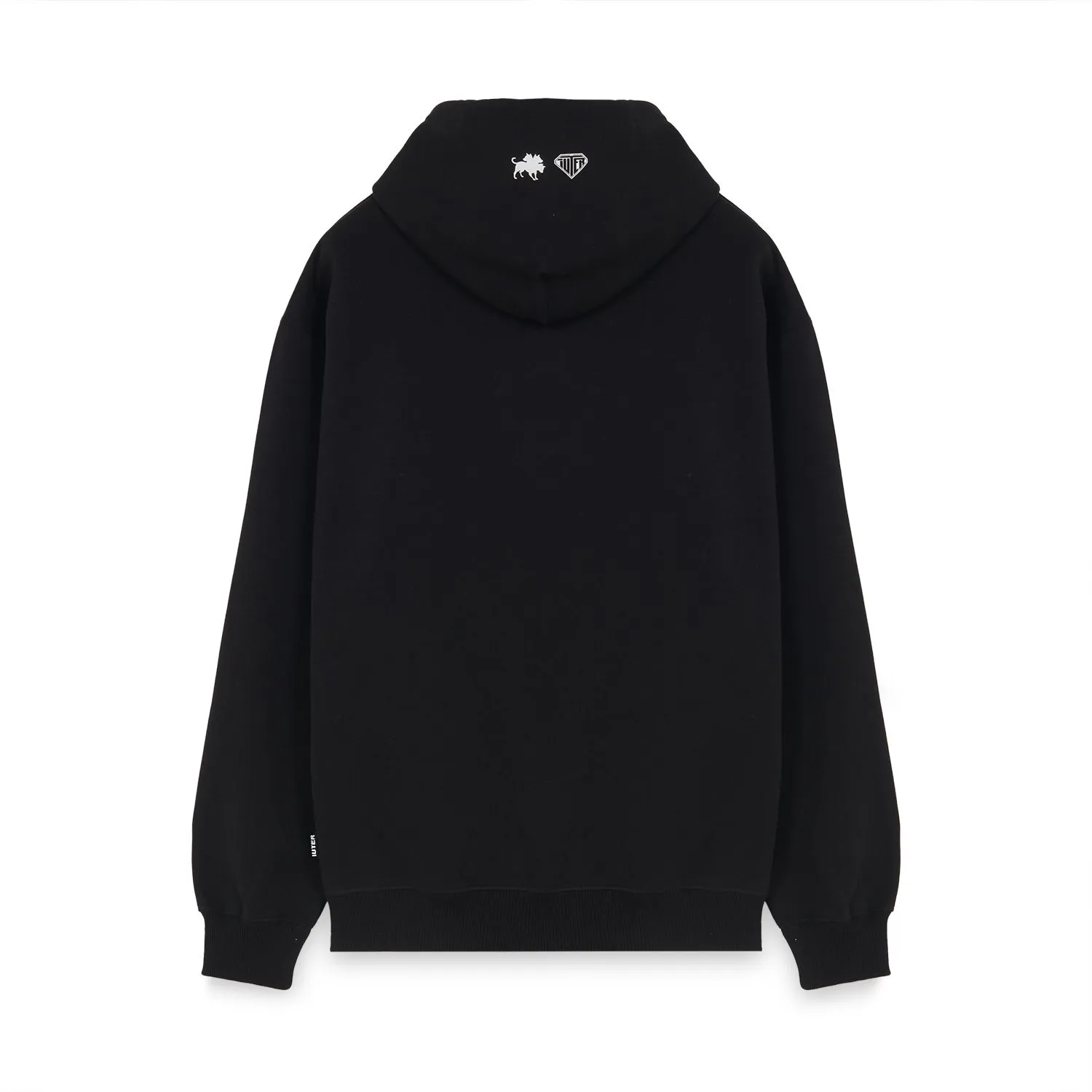 MILANO MAP LOGO HOODIE BLACK