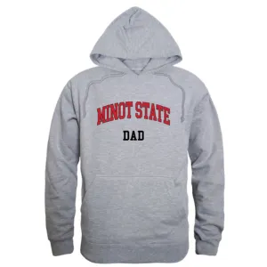 Minot State University Beavers Dad Fleece Hoodie Sweatshirts