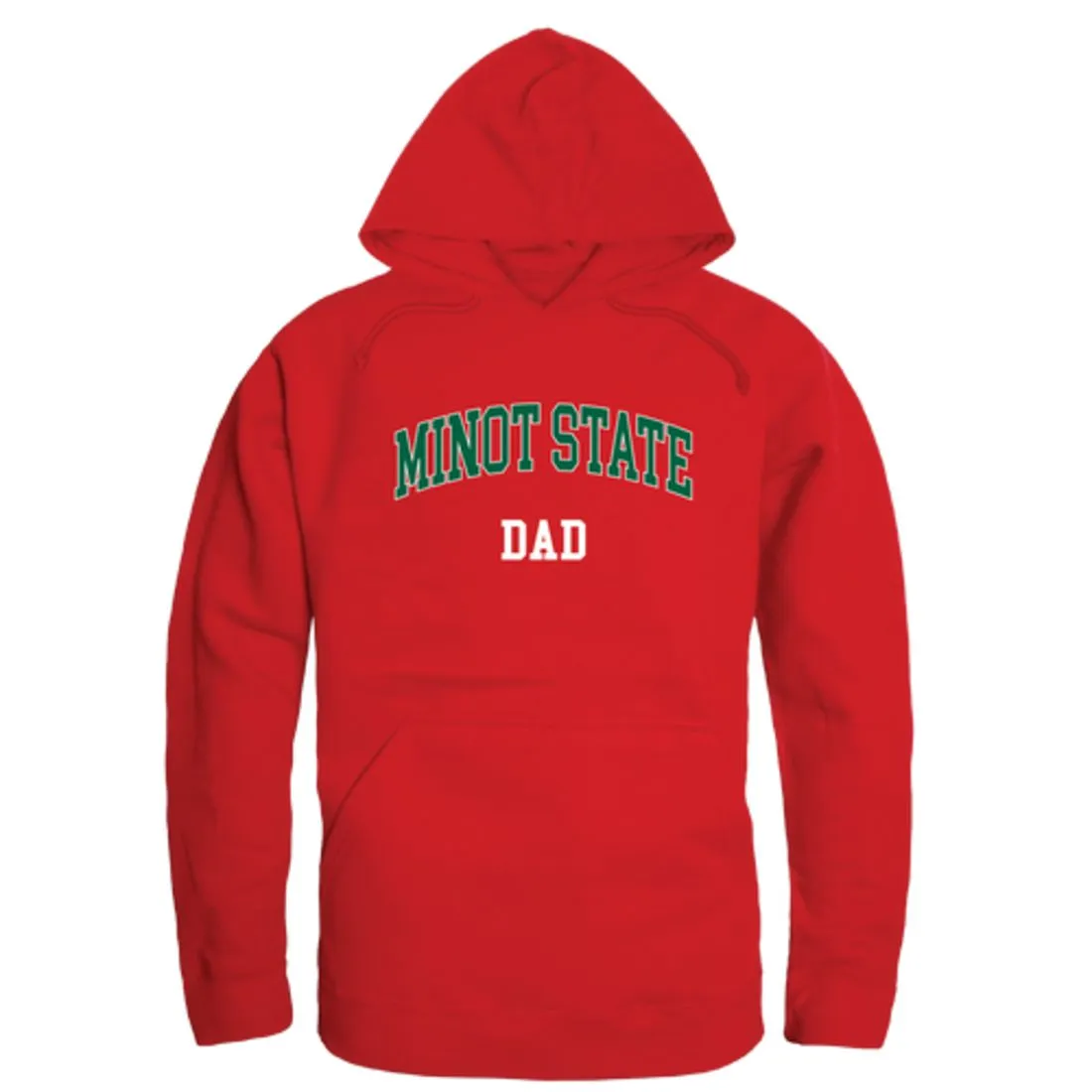 Minot State University Beavers Dad Fleece Hoodie Sweatshirts