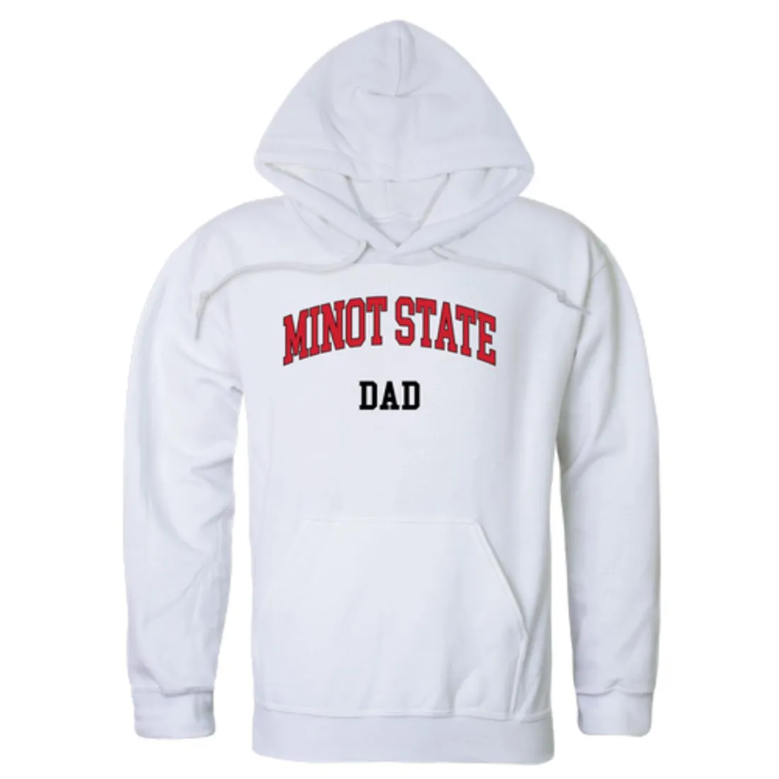 Minot State University Beavers Dad Fleece Hoodie Sweatshirts