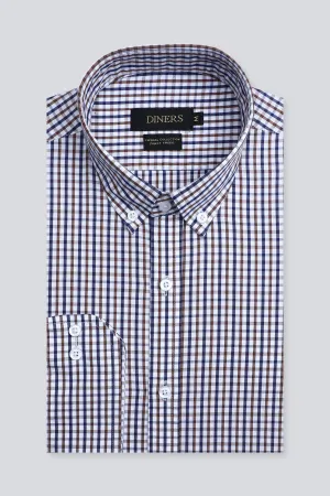 Multicolor Mini Check Casual Shirt